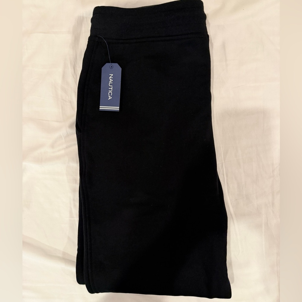 Nautica Black Joggers NWT Medium